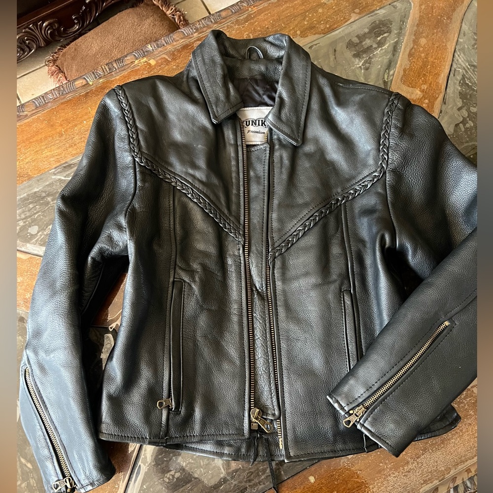 Unik Leather Moto jacket